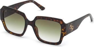 Guess Addison Butterfly Zonnebril - Dames - Zonnebrillen - Bruin - 54 MM - Accessoires