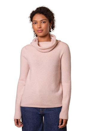 Celtic & Co. British Supersoft Slouchy Cowl Neck in Peony at Nordstrom, Size X-Small