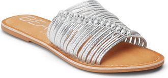 Matisse Footwear Womens Baxter Sandal In Silver