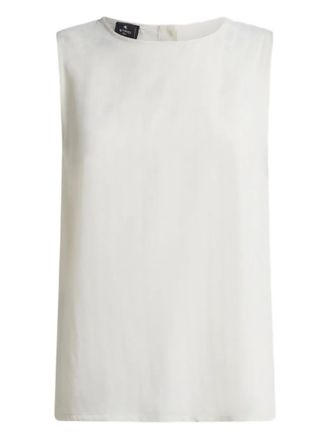 Etro crew-neck top - White
