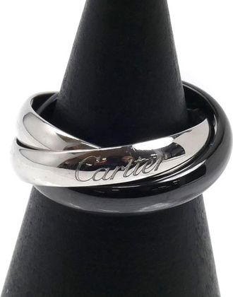 Cartier White Gold (18K) Ceramic Band Ring (Pre-Owned)