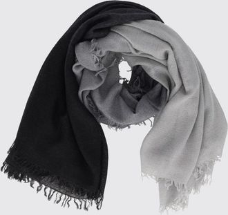 Faliero Sarti Cashmere and Silk Scarf with Bicolour Abstract Pattern
