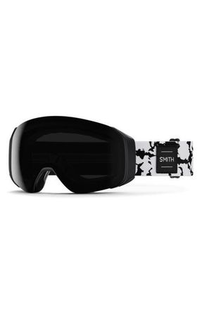 Smith 4D MAG 154mm Snow Goggles in Black Marble /Chromapop Sun at Nordstrom