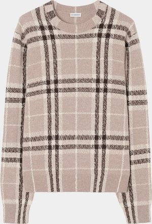 Burberry Men & apos;s Curtis Check Cashmere Sweater