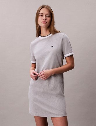 Calvin Klein Vestido camisero deportivo ringer