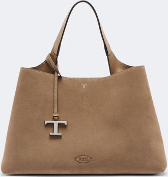 Tod's Shopper Apa Medium in suede