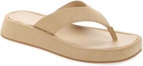 Abound Jovina Wedge Thong Sandal in Beige Sand at Nordstrom Rack, Size 9.5