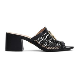 Kazar Zwarte muiltjes voor dames - Dames - Muiltjes - Zwart - 41 EU - Leer - Schoenen