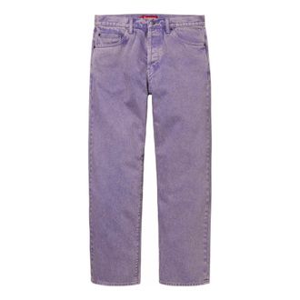 SUPREME Regular Jeans Purple SUP-SS24-025