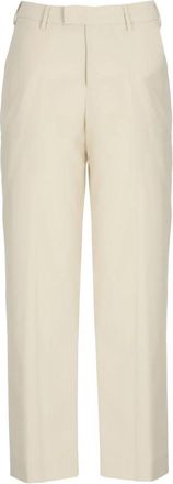 Pantaloni Torino Cropped broeken - Dames - Vrijetijds broeken - Wit - L - Katoen - Broeken