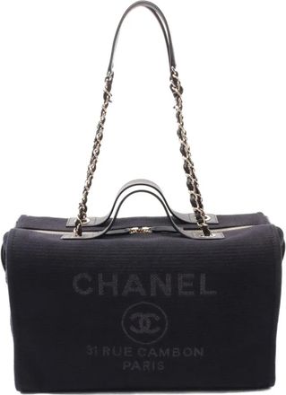 Chanel Borsa a spalla Deauville anni 2010 - Blu