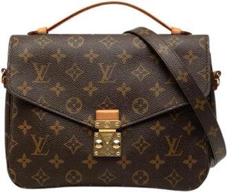 Louis Vuitton Pre-owned Pochette Metis - Dames - Vintage Schoudertas - Bruin - ONE Size - Leer - Vintage