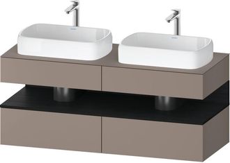 Duravit Qatego Consola Mueble Bajo Lavabo, 2 Extensiones, 2 - Duravit