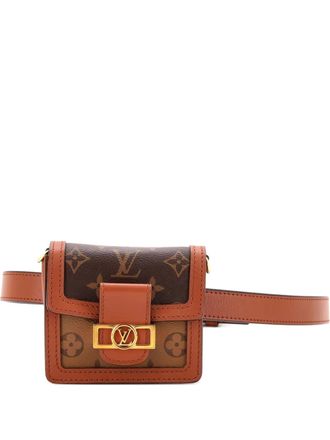 Louis Vuitton Dauphine Bumbag Reverse Monogram Canvas BB belt bag - Marrone