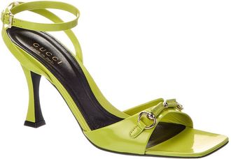 Gucci Horsebit Patent Sandal
