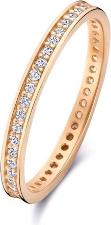 Isabel Bernard Accessoires, Dames, Roze, 56 MM, Merle Ring met Zirkonia