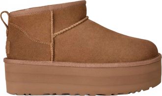 UGG Womens Classic Mini Platform Boot In Chestnut