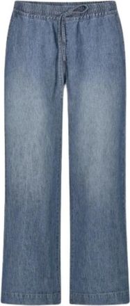 Summum Wide Jeans - Dames - Loose Fit Jeans - Blauw - XS - Katoen - Jeans
