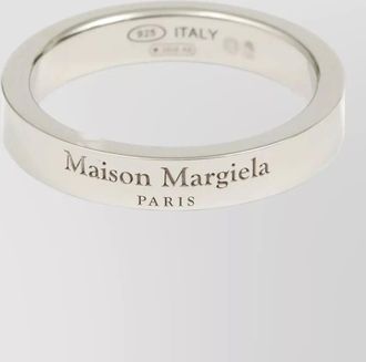 Maison Margiela silver logo ring