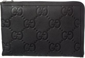 Gucci Jumbo Gg Leather Pouch