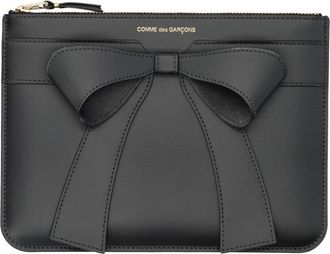 Comme Des Garçons Rectangular Matte Finish Pouch