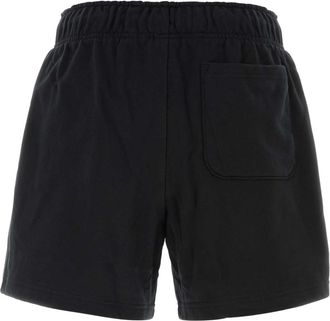 New Balance Mens Black Cotton Bermuda Shorts Exterior