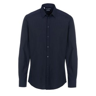 Dolce & Gabbana Heren, Overhemden, Blauw, Maat: 2XL