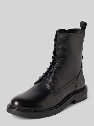 Geox Schn&uuml;rstiefel mit Rei&szlig;verschluss Modell SERILDA in Black, Gr&ouml;&szlig;e 39