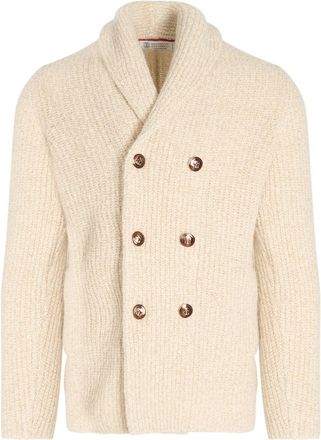 Brunello Cucinelli DOUBLE BREAST CARDIGAN Size: 50, colour: VARIOUS