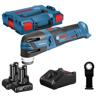 Bosch Akku-multi-cutter Gop 12v-28 / 2x 4,0 Ah Akku + Ladeger&auml;t In L-boxx