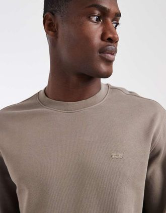 Levi's felpa con logo originale in beige-Neutro