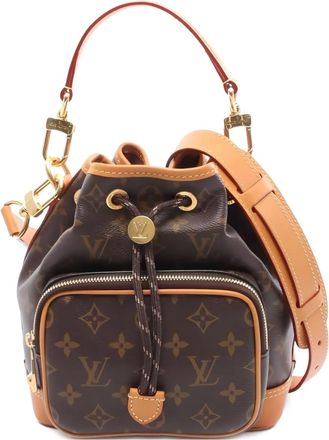 Louis Vuitton Borsa a secchiello No&eacute; Cargo con monogramma 2021 - Marrone