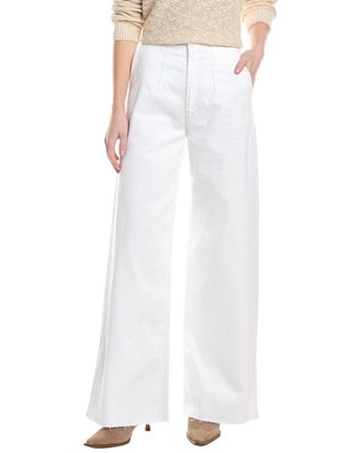 Hudson Hudson Jeans James High-Rise Darted White Wide Leg Jean