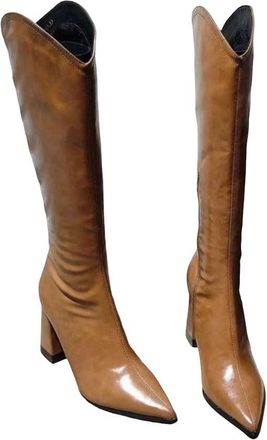 Generic Womens Elastic Over The Knee Boots High Heel Long Thigh High Dress Shoes