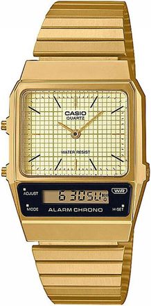 Casio Collection Vintage Mens Gold Watch AQ-800EG-9AEF Stainless Steel - One Size