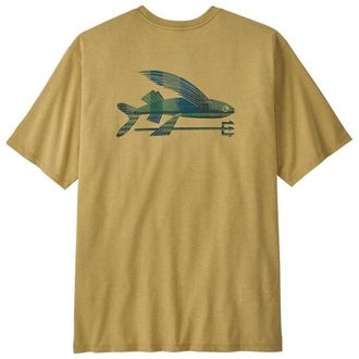 Patagonia Flying Fish Responsibili-Tee T-Shirt f&uuml;r Herren | beige