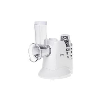 Adler Europe Camry Cortador De Verduras El&eacute;ctrico Cr 4816, 5 Tambores Intercambiables, Motor 150 W, Material Carcasa: Abs, Color Blanco