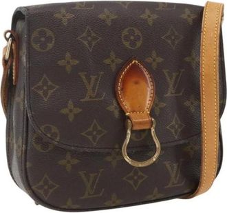 Louis Vuitton Pre-owned Cross Body Bags, female, Brown, Size: ONE SIZE Pre-owned Canvas Cross Body Bag