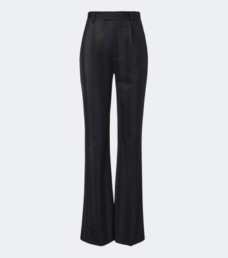 Vivienne Westwood Ray striped virgin wool flared pants