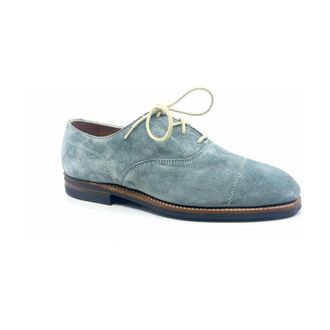Crockett & Jones Schoenen, Dames, Blauw, 38 1/2 EU, Isabelle Oxford