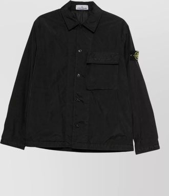 Stone Island nylon padded shirt jacket