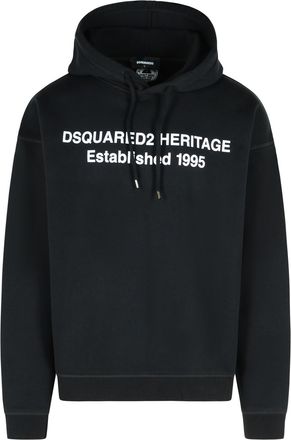 Dsquared2 Black Cotton Sweatshirt