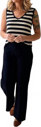 Dear John Denim Celia Sleeveless Top In Black