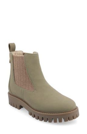 Journee Collection Alara Bootie in Green at Nordstrom Rack, Size 6.5