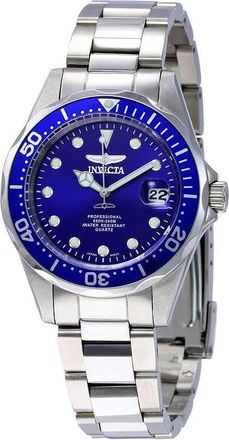Invicta Pro Diver Blue Dial Stainless Steel Mens Watch 17048