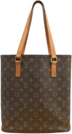 Louis Vuitton Pre-owned Monogram Tote Bag - Dames - Vintage Shopper - Bruin - ONE Size - Vintage