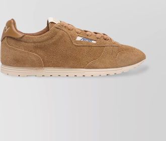 Autry low-top rubber sole sneakers with suede finish