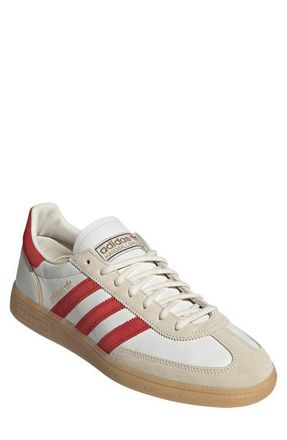 adidas Gender Inclusive Handball Spezial Sneaker in Core White/Scarlet/Gum at Nordstrom, Size 12.5 Womens