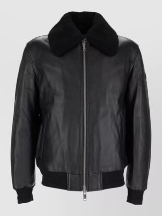 Moose Knuckles lamb leather coat
