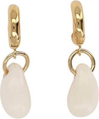 Isabel Marant Beige Stone Drop Earrings